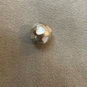 Authentic PANDORA Love Me White Mother of Pearl Charm